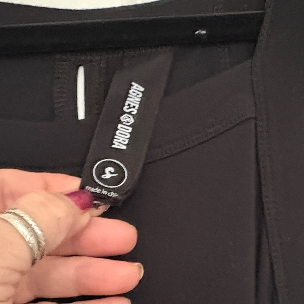 Agnes & Dora Classic Black‎ Midi Dress - Picture 2 of 8